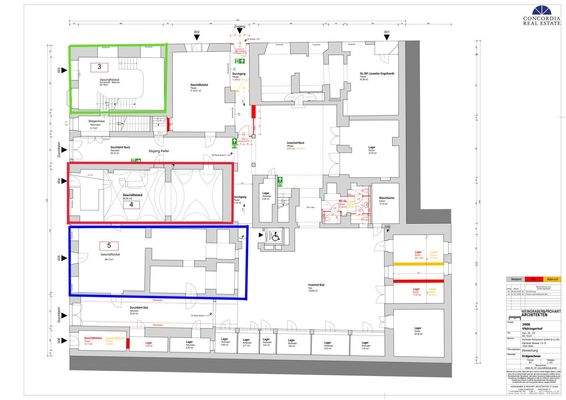Übersicht der Geschäftsflächen