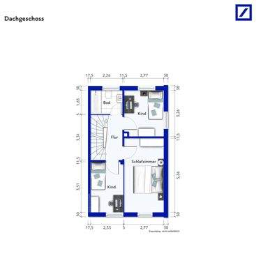 Grundriss Obergeschoss