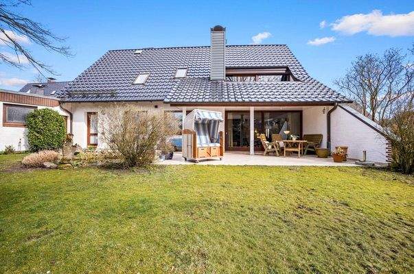 geschützte Terrasse