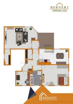 Grundriss visualisiert Souterrain