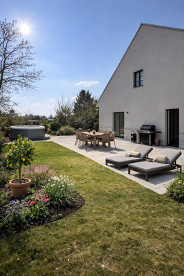 Visualisierung Garten