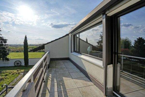 Balkon im Obergeschoss