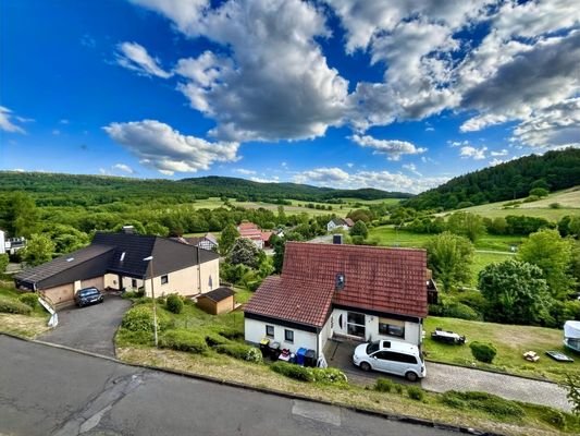 Ausblick vom Balkon