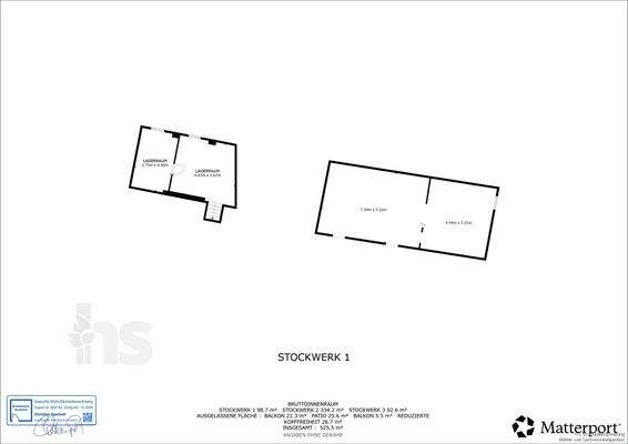 Grundriss - Keller c& Nebenräume in der Scheune
