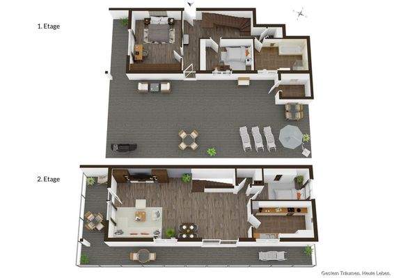 Grundrisse Wohnung gesamt