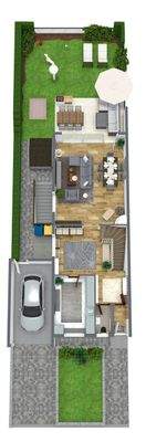 Grundstück NICHT MAßSTABSGETREU!