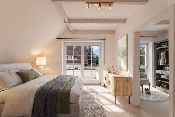 Visualisierung Elternschlafzimmer