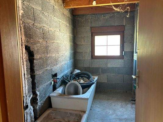 Vorber. Sanitärbereich im DG