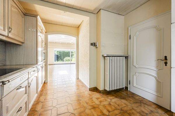 Von der Küche ins Wohnzimmer