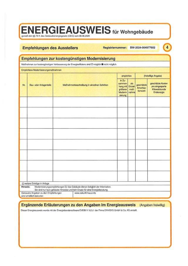 Energieausweis gültig bis 07.03.2034