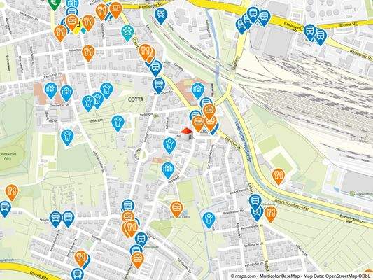 Geolyzer Kartenausschnitt