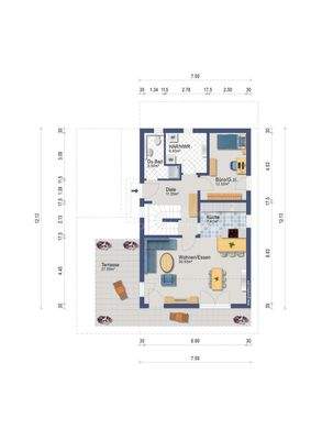 Bsp. Einrichtung Erdgeschoss