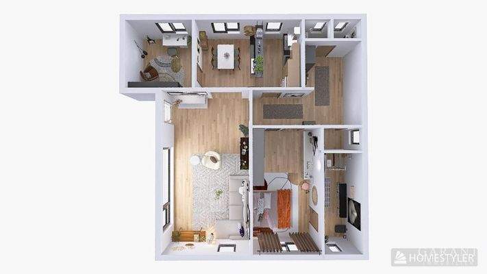 Grundriss Einrichtungsbeispiel