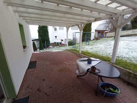 Überdachte Terrasse