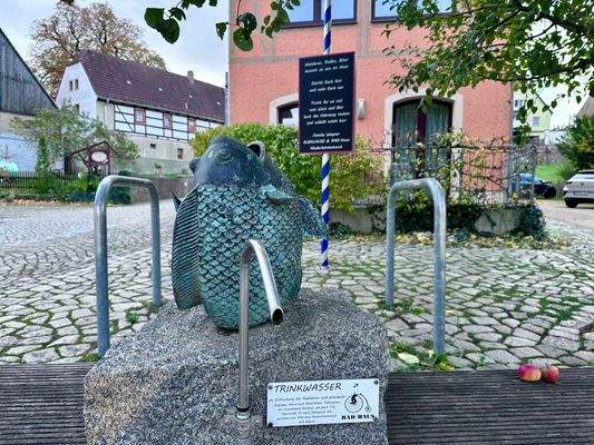Trinkwasserbrunnen im Ort