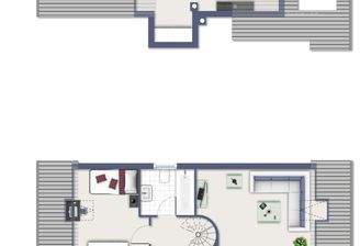 Grundriss mit Kehlspeicher