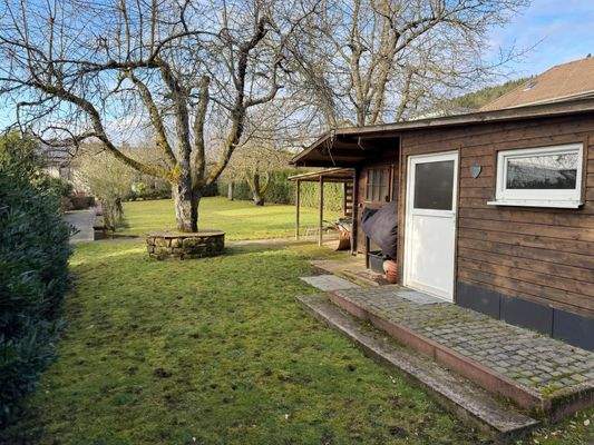 Gartenhütte mit Sauna