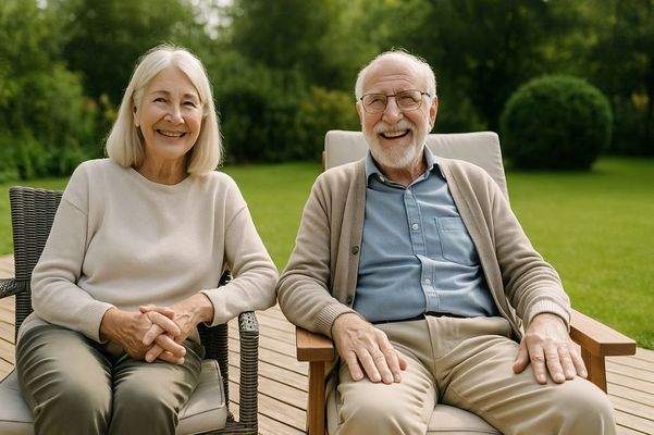 Wohnen mit großem garten