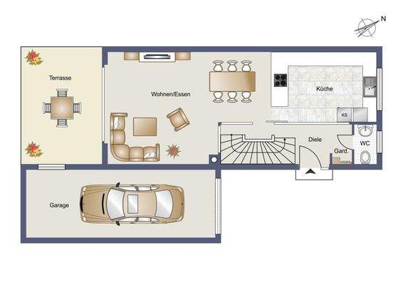 Grundriss Erdgeschoss