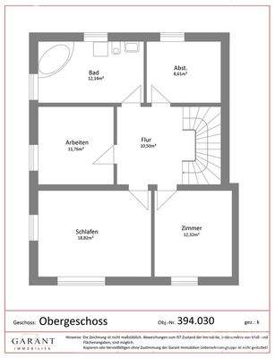Grundriss Obergeschoss