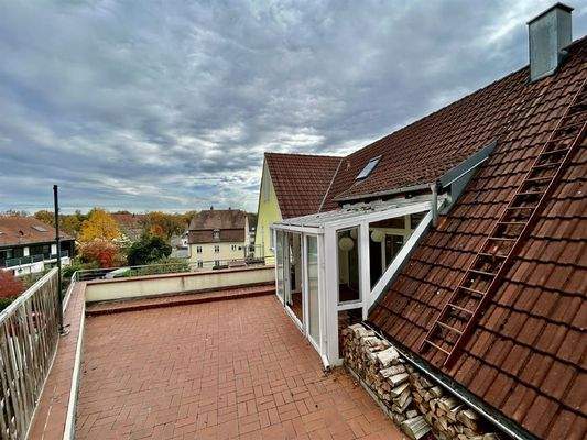 Wintergarten mit Dachterrasse