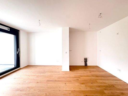 Leere Neubauwohnung