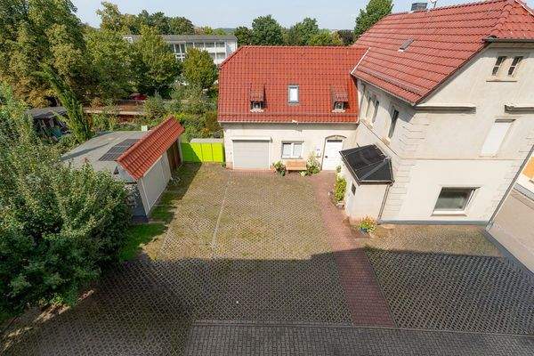 Blick zum Hinterhaus