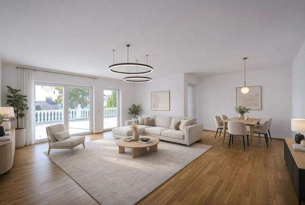 Visualisierung / digitales Homestaging, Möbel nicht Bestandteil des Angebots