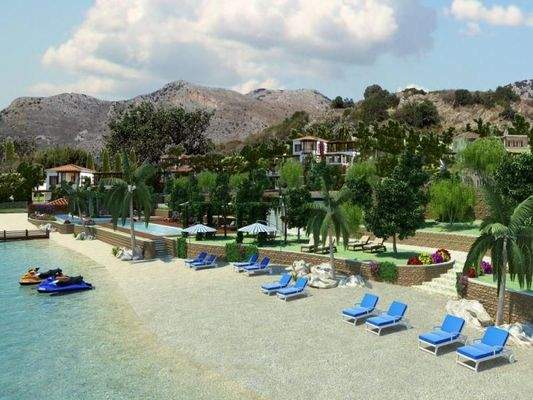 Kreta, Schisma Eloundas: Luxusvilla am Meer mit Pool, Privatstrand und 5-Sterne-Hotelservice zu verkaufen