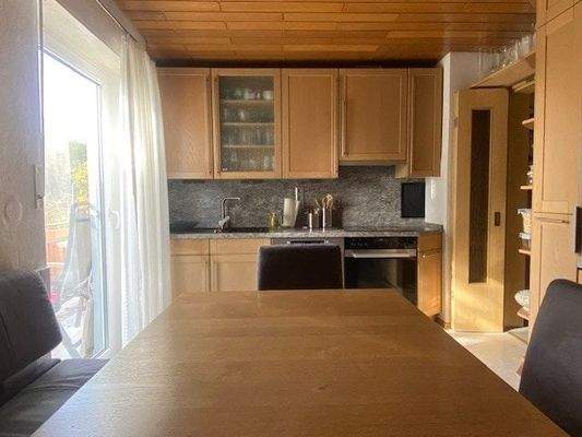 Küche im Dachgeschoss