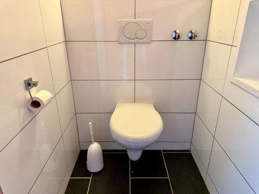 Toilette im Badezimmer