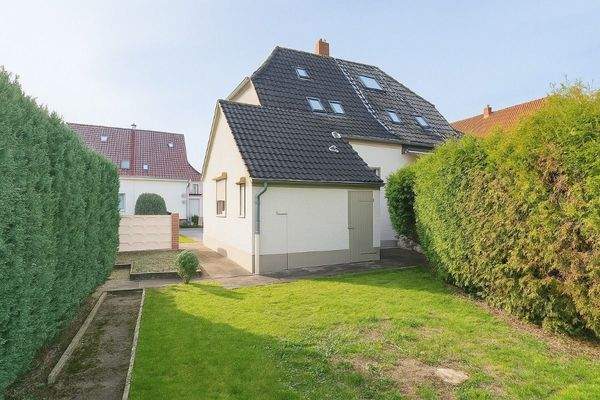 Rückansicht vom Haus