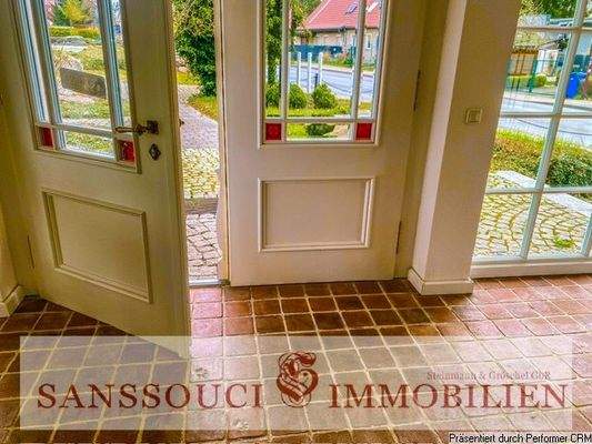 Terrassenausgang aus dem Wintergarten