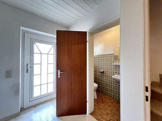 Eingang & Gäste WC