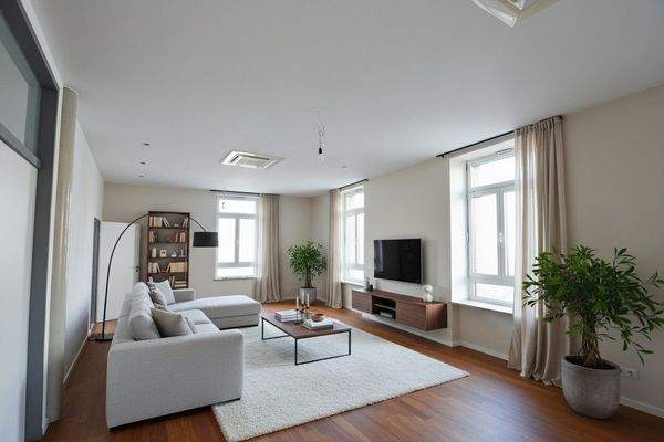 Wohnzimmer Ansicht 1 visualisiert