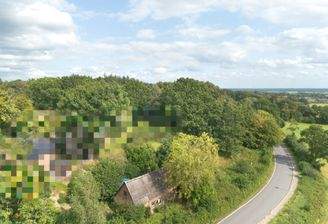 Blick auf das Grundstück