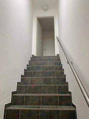 Treppenflur zu den Wohnungen