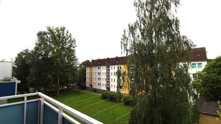 Blick vom Balkon