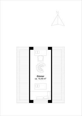 Grundriss Dachgeschoss