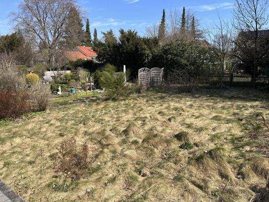 Gartenansicht von der Terrasse