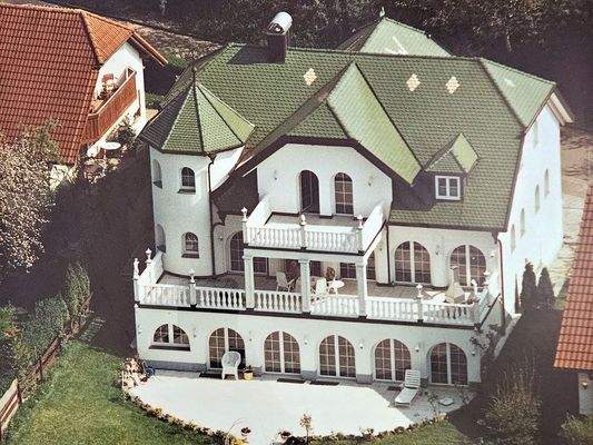 Ansicht vor dem Bau des Swimmingpools