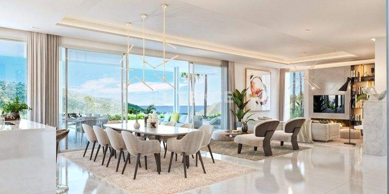 Panoramic Sea View Chic Design Villas in Ojen Malaga