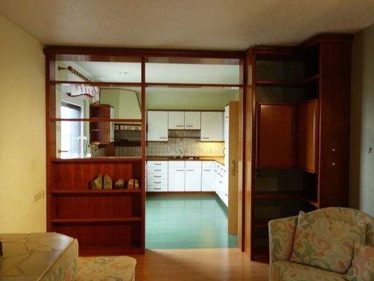 Wohnbereich mit Bick in die Küche