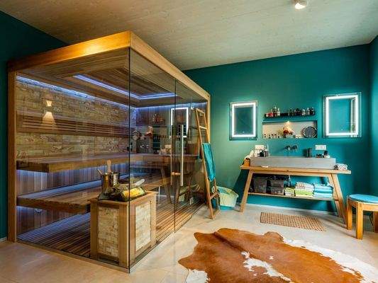 Bad mit Sauna/Rainshower