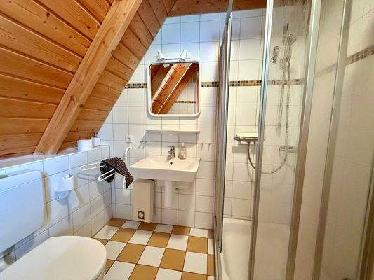 Duschbad im Erdgeschoss