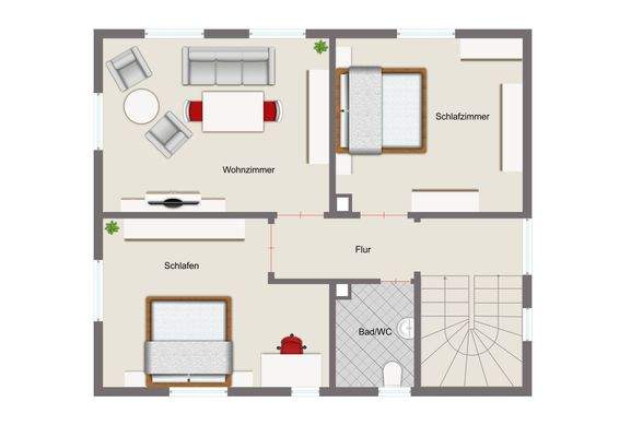 Grundriss Obergeschoss