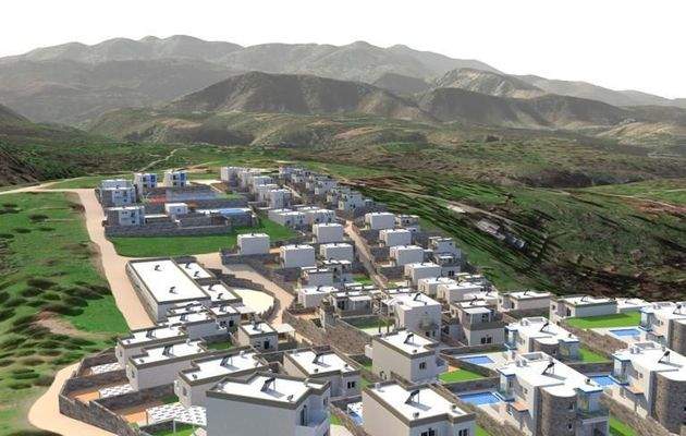 Kreta, Kounali: Moderne Villa mit 3 Zimmern, Pool und Meerblick zu verkaufen