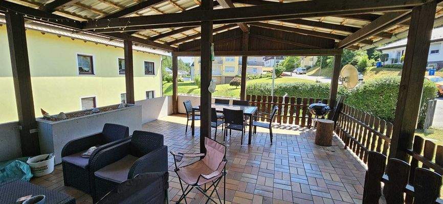 Wohnung OG rechts - Terrasse