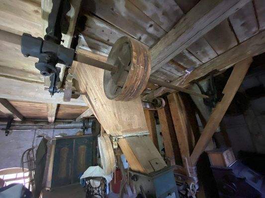 31 Mühlentechnik und Transmission im Erdgeschoss (