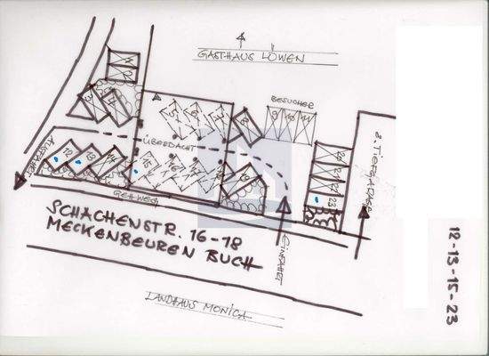 Stellplatzplan gezeichnet